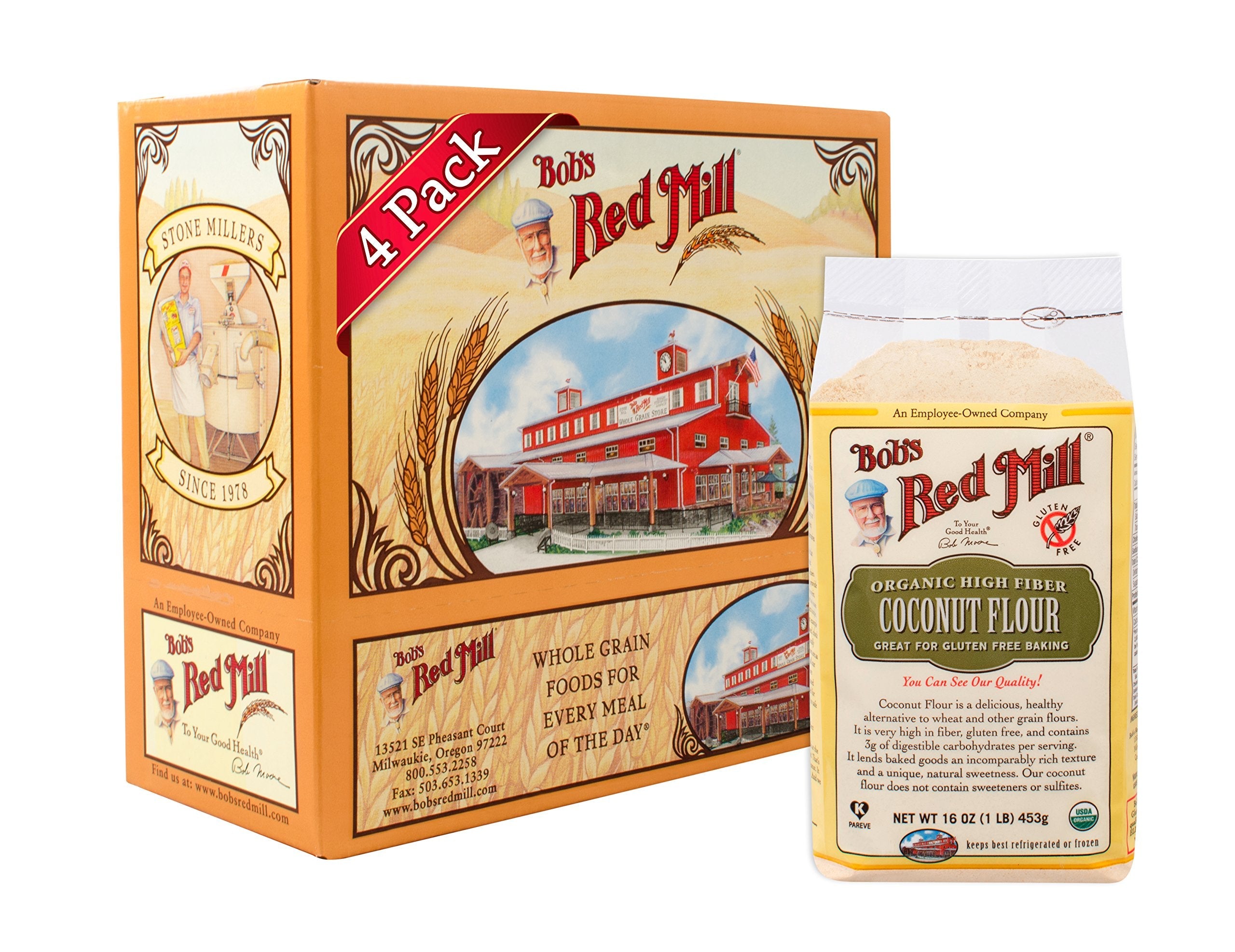 Product image of Bob's Red Mill Organic Coconut Flour 16 oz 16 oz
